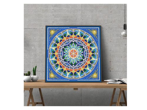 Diamantový obraz svietiaci Mandala 1