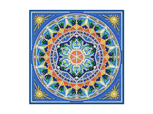 Diamantový obraz svietiaci Mandala