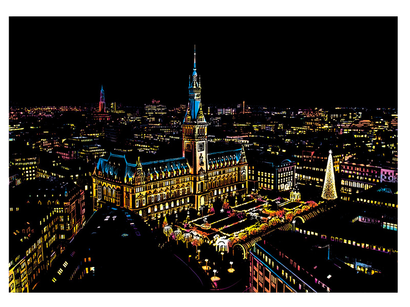 Stierací obraz Hamburg