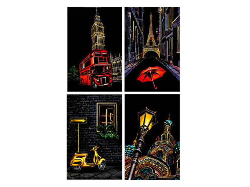 Stierací obraz art set